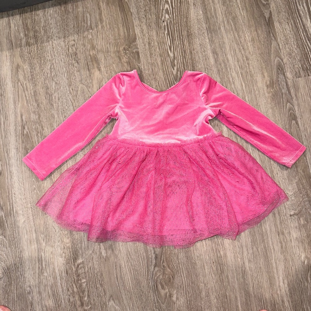 Pink Tulle Little Girls Dress 18-24 months